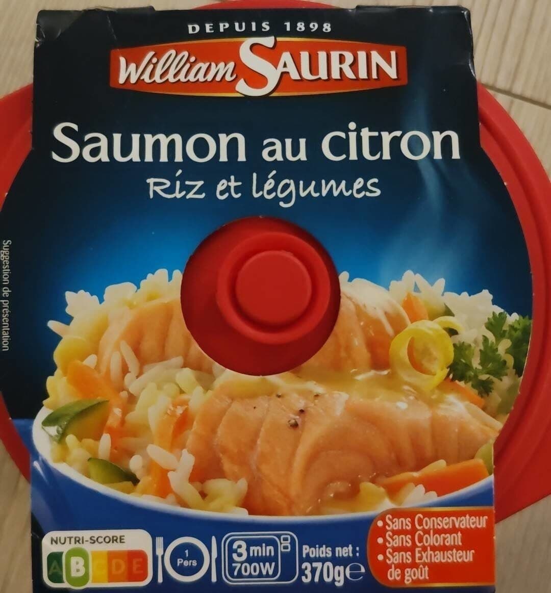 William Saurin Saumon au citron packshot