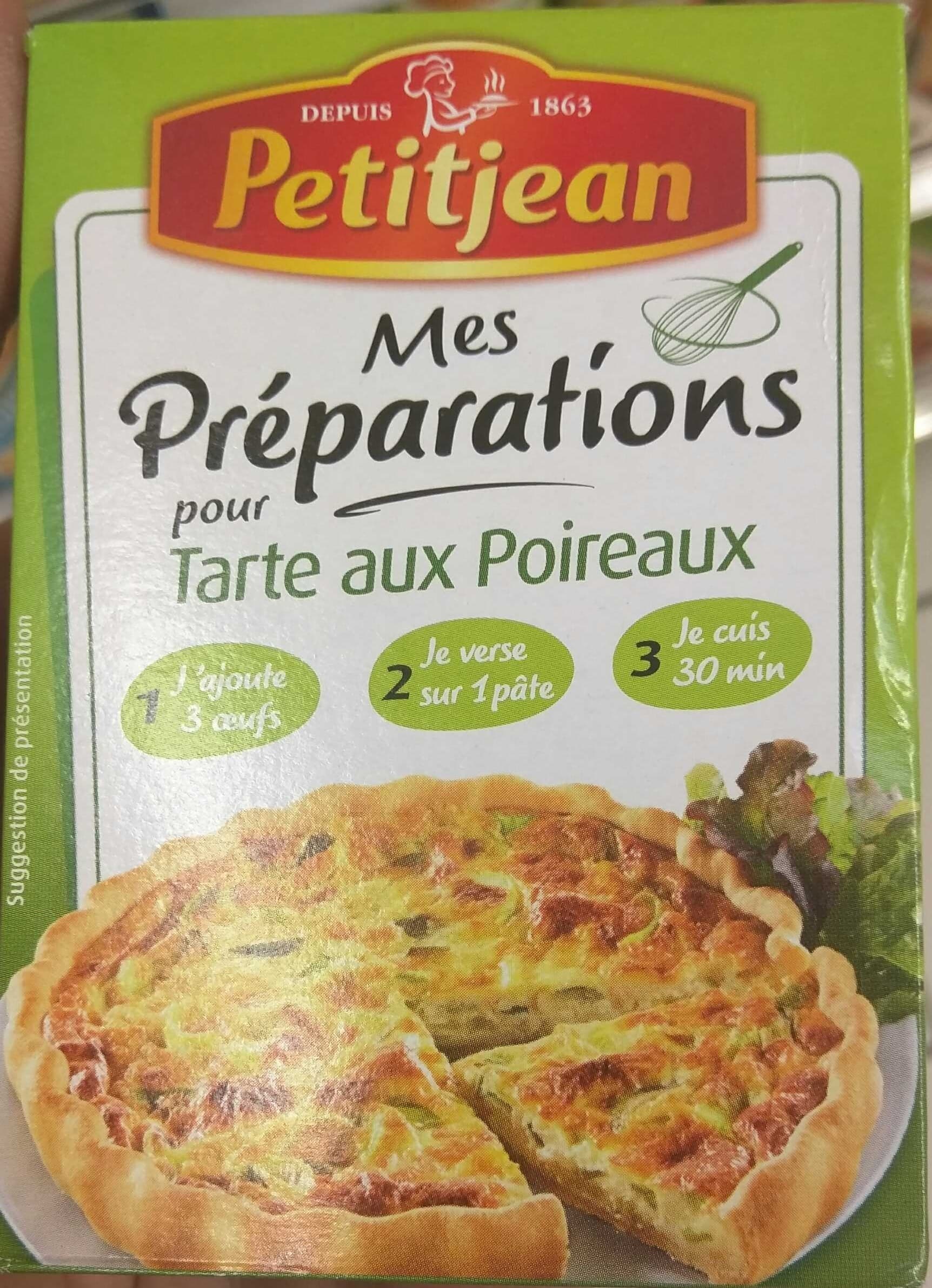 Petitjean Mes préparations pour Tarte aux Poireaux packshot