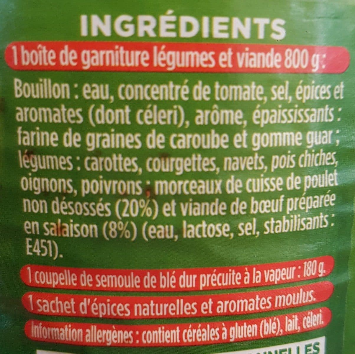 Garbit Couscous royal poulet bœuf packshot