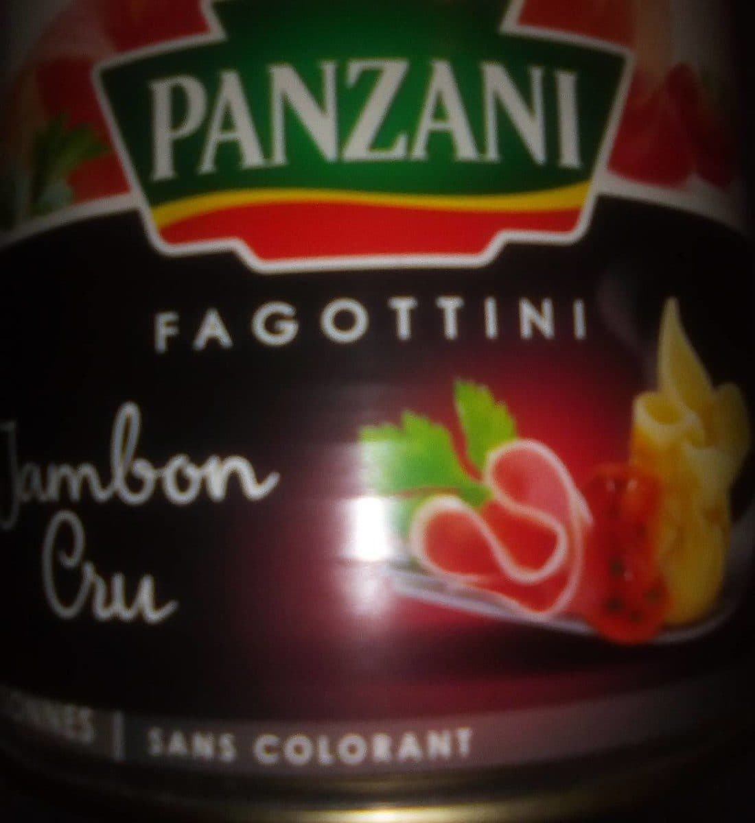 Panzani Fagottini jambon cru packshot