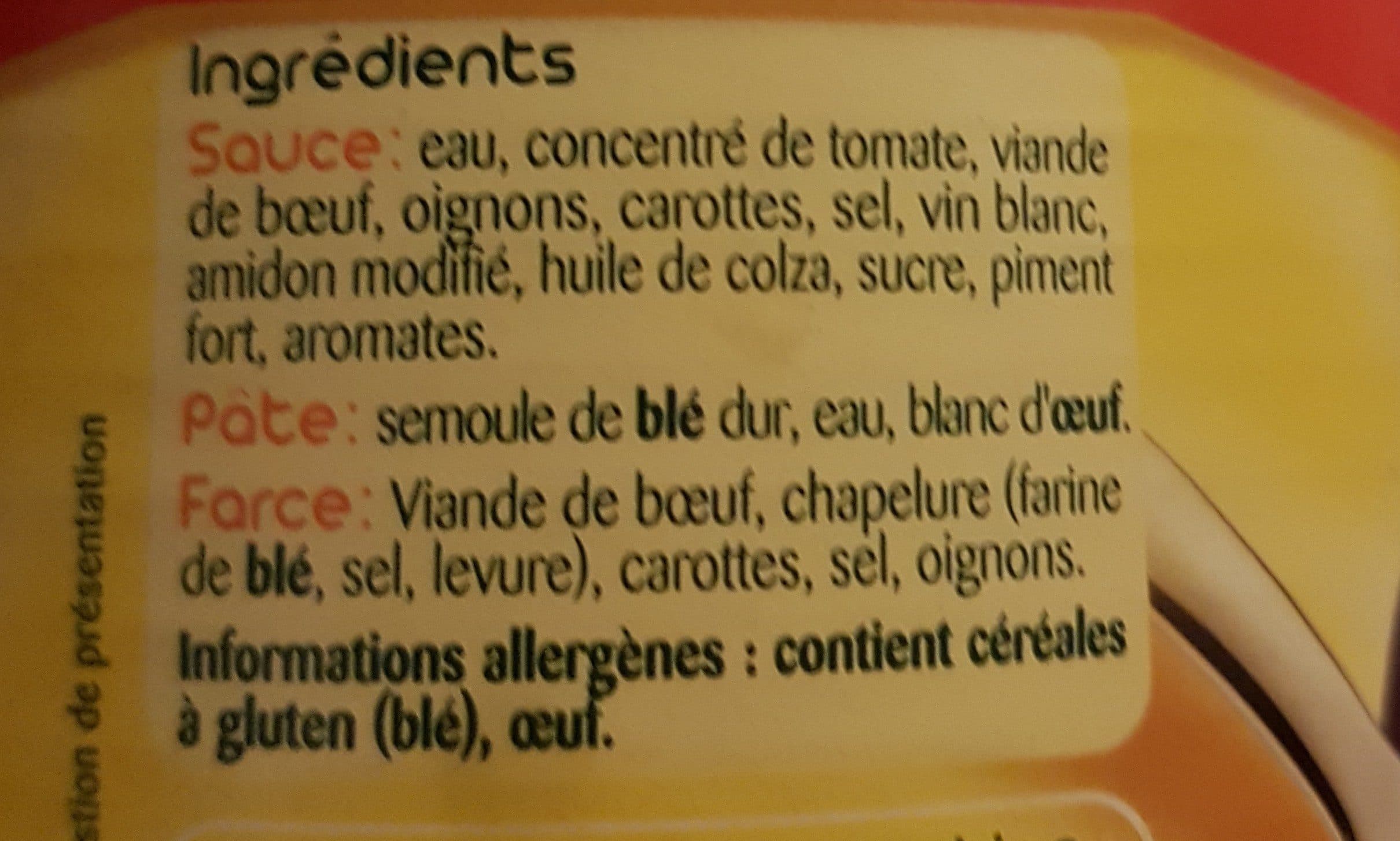Panzani Raviolis sauce piquante packshot