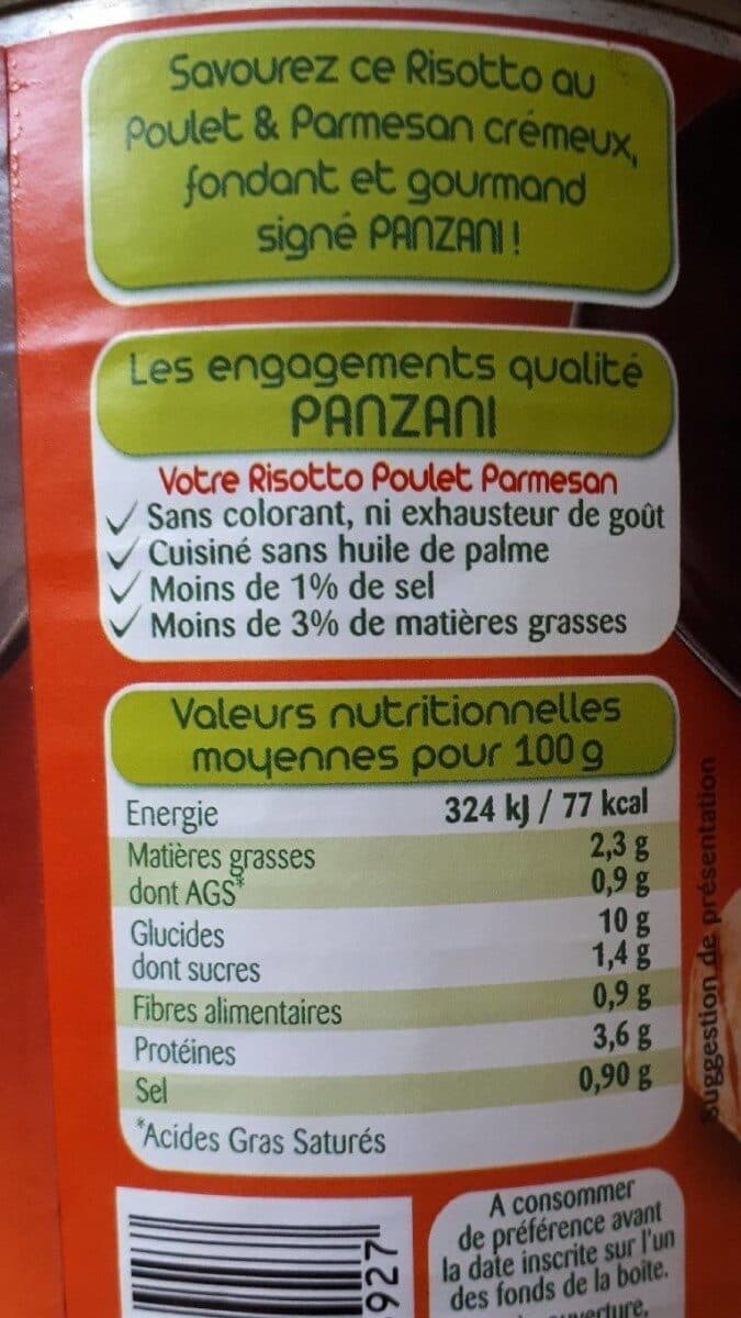 PANZANI Risotto poulet et parmesan packshot