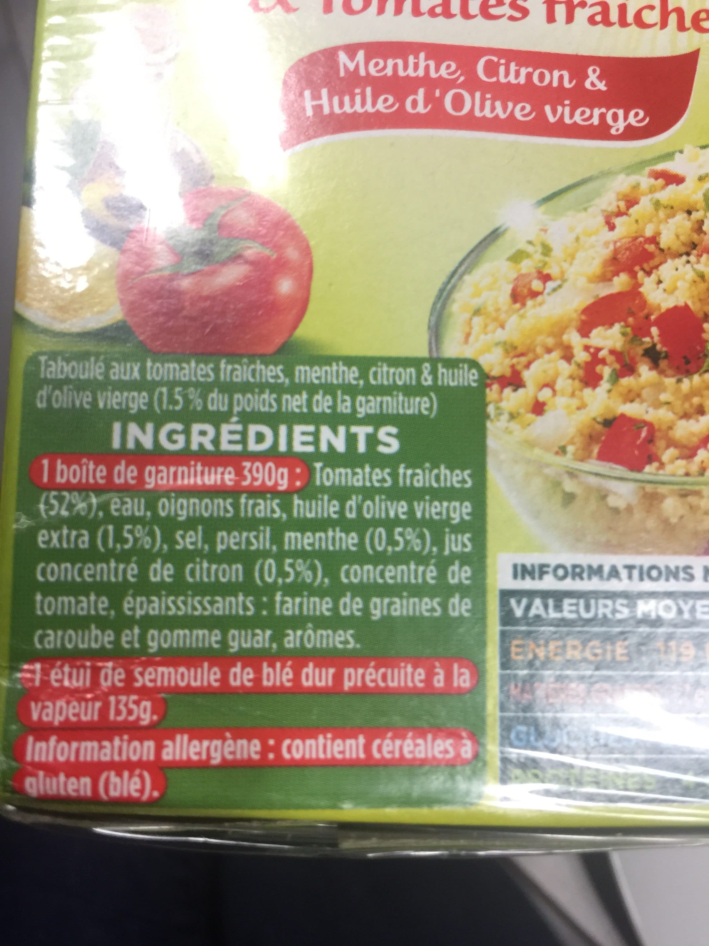 Garbit Taboulé packshot