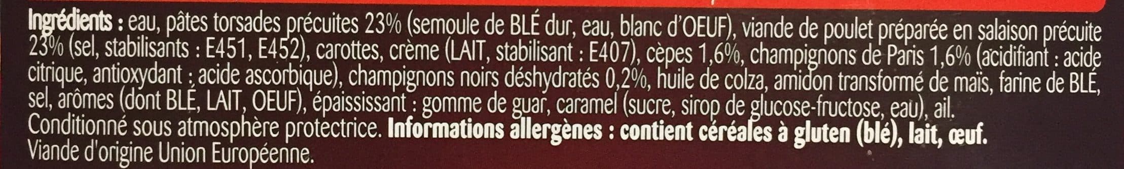 William Saurin Poulet forestier Torsades et champignons packshot
