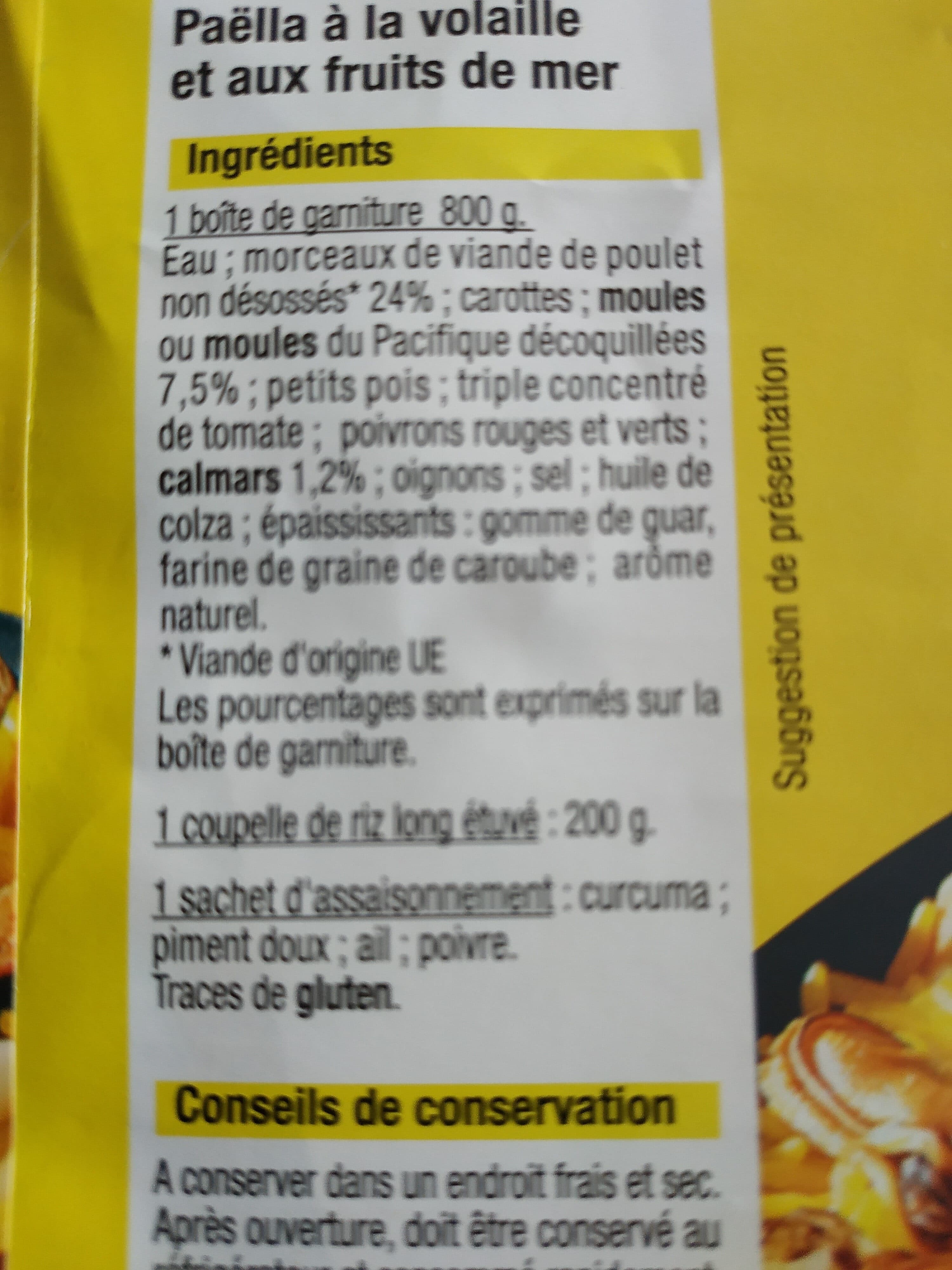 Open Food Facts Paella packshot