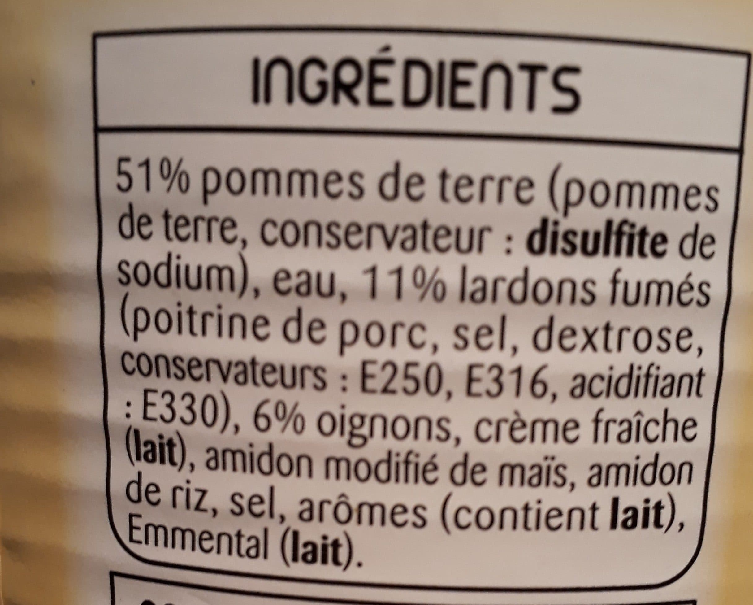 Gratin Dauphinois Aux Lardons Gratin dauphinois aux lardons packshot
