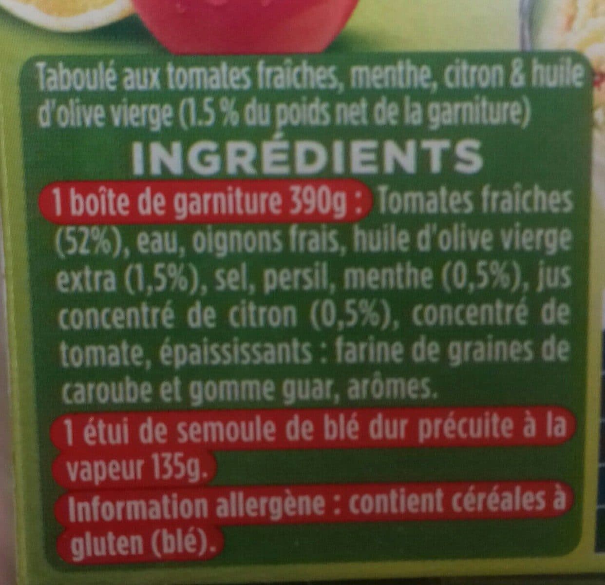 Garbit Taboulé poulet roti packshot