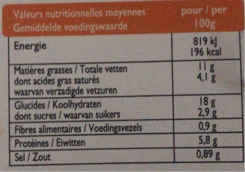 Escal Tartes fines courgettes chevre miel packshot