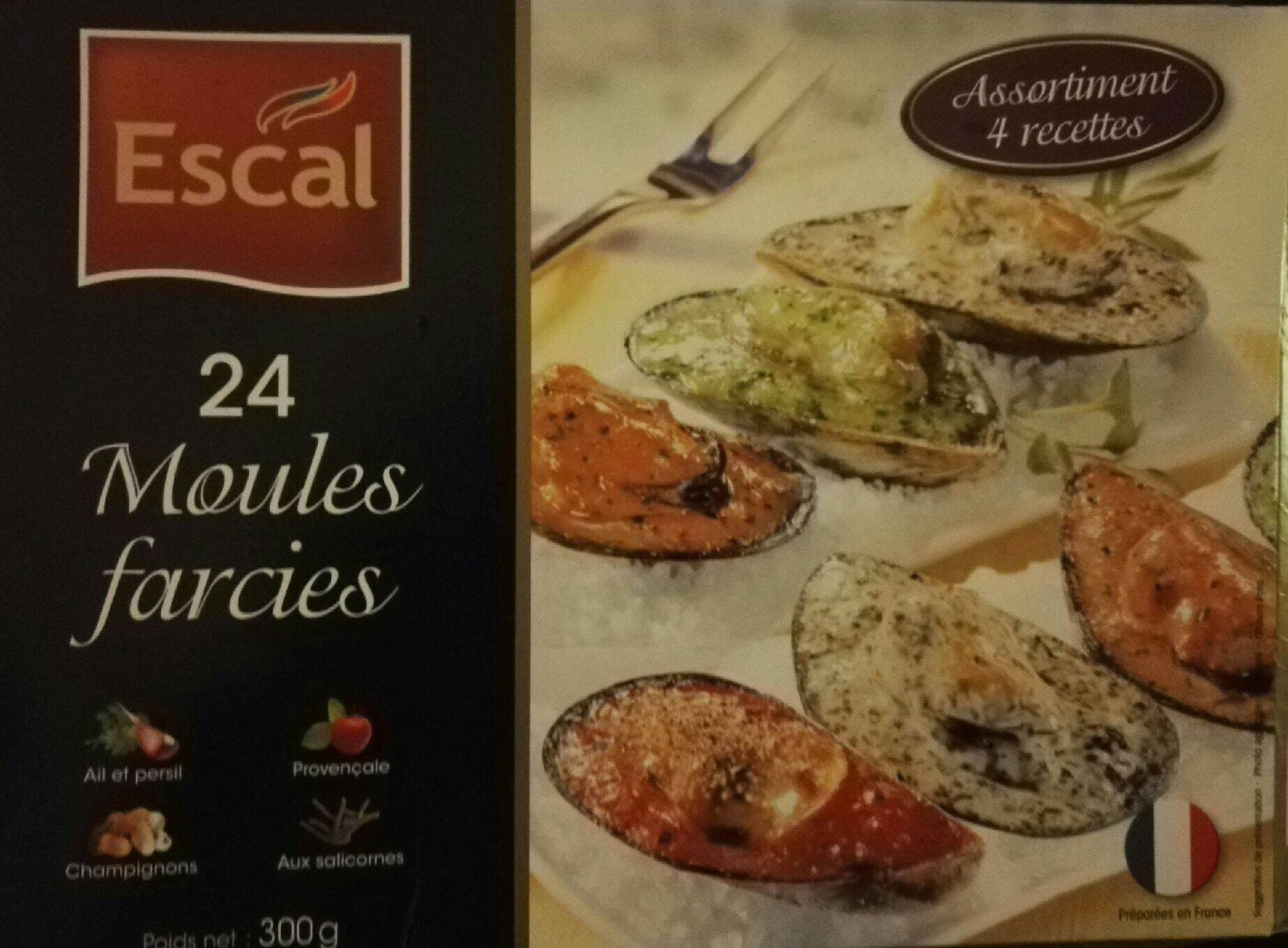 Escal 24 moules farcies packshot