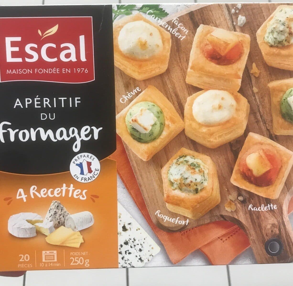 Escal 20 aperitifs du fromager packshot