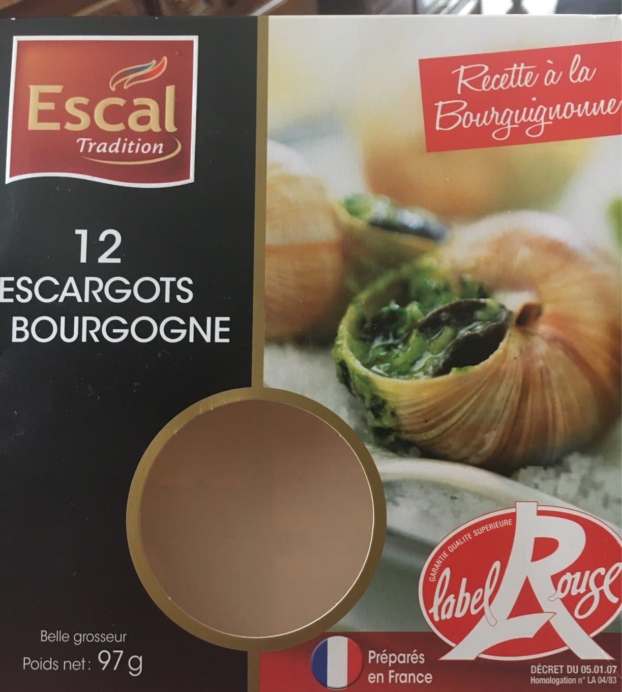 Escal Escargot bourgogne packshot