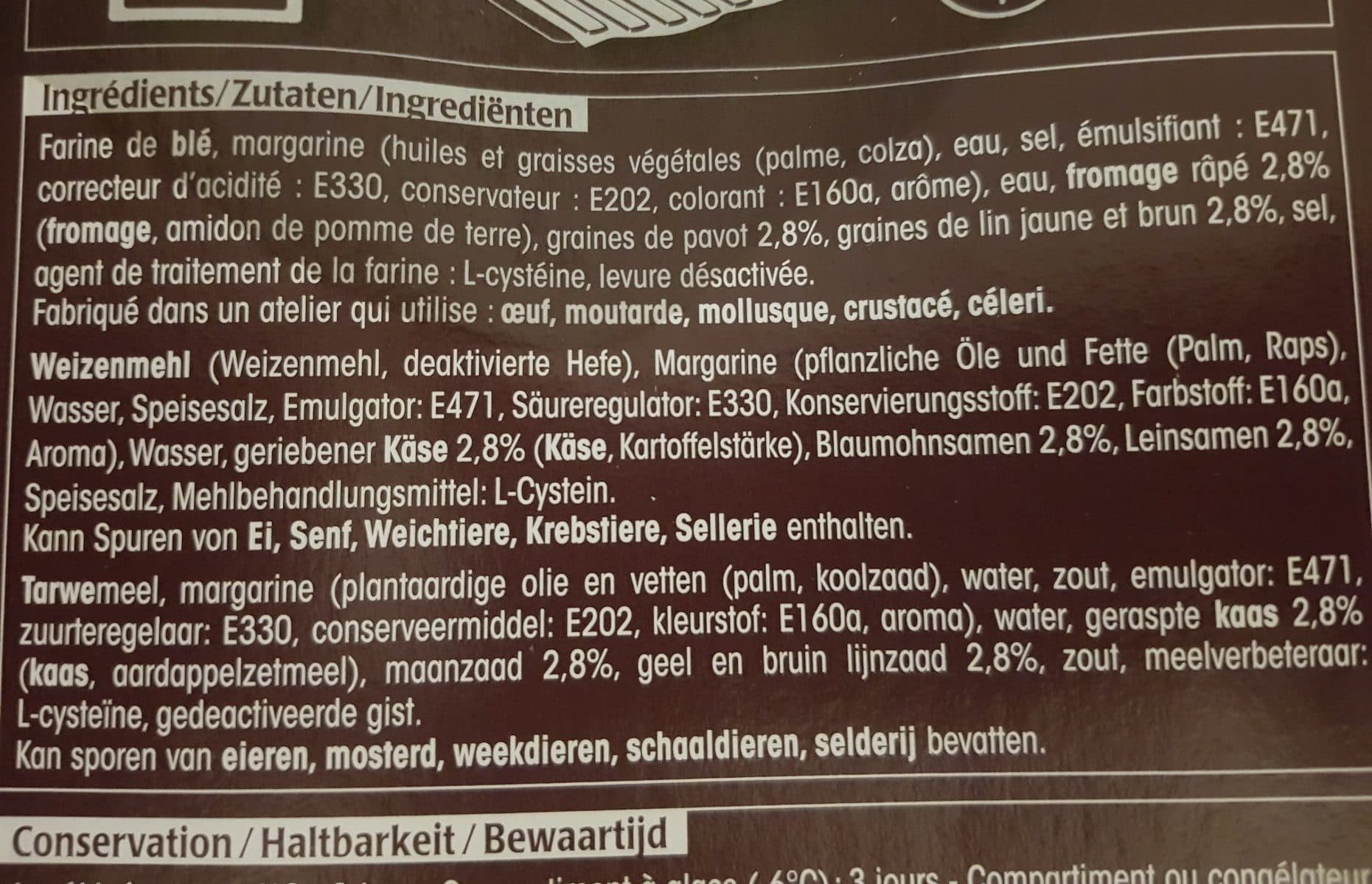 Escal Sticks craquants packshot