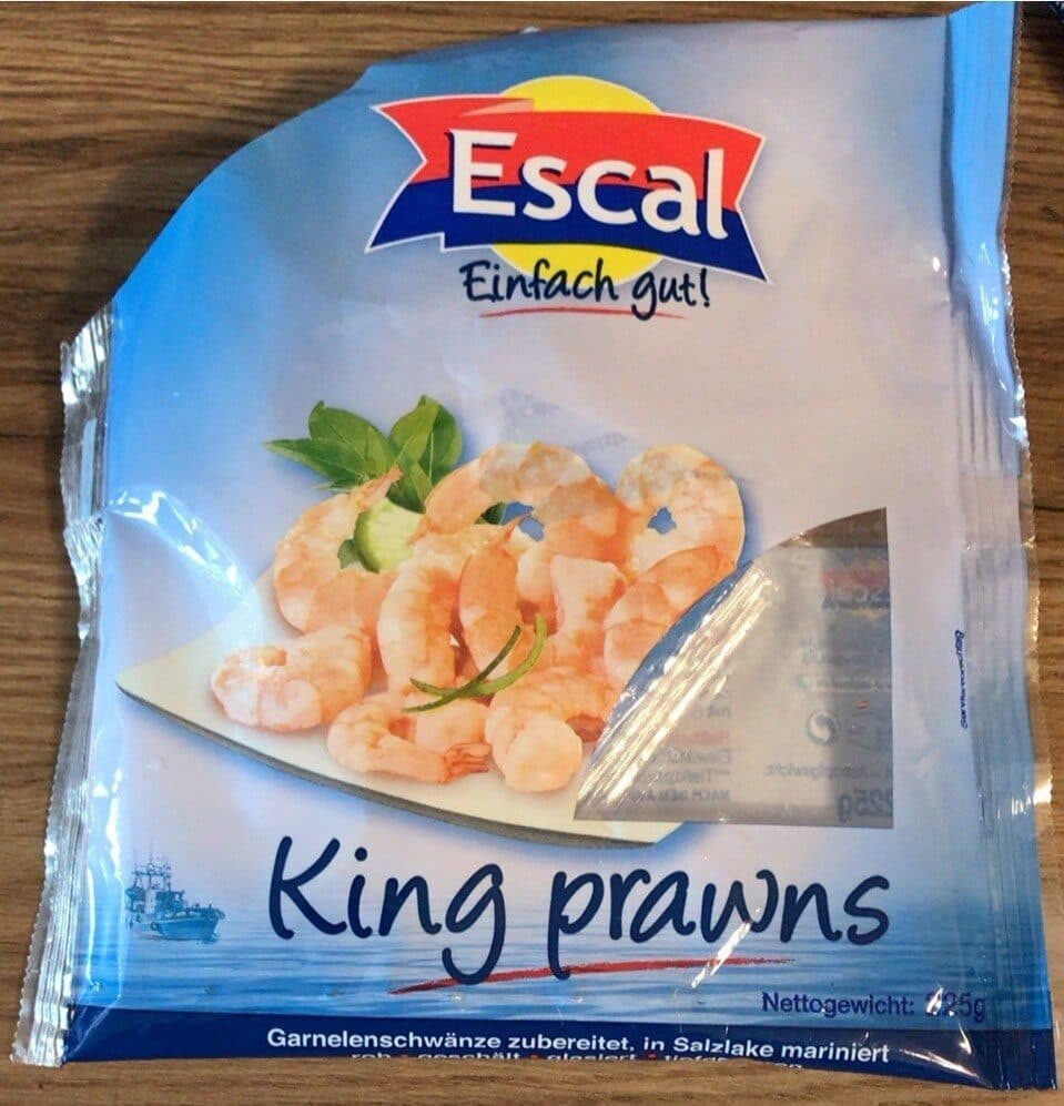 Escal King Prawns packshot