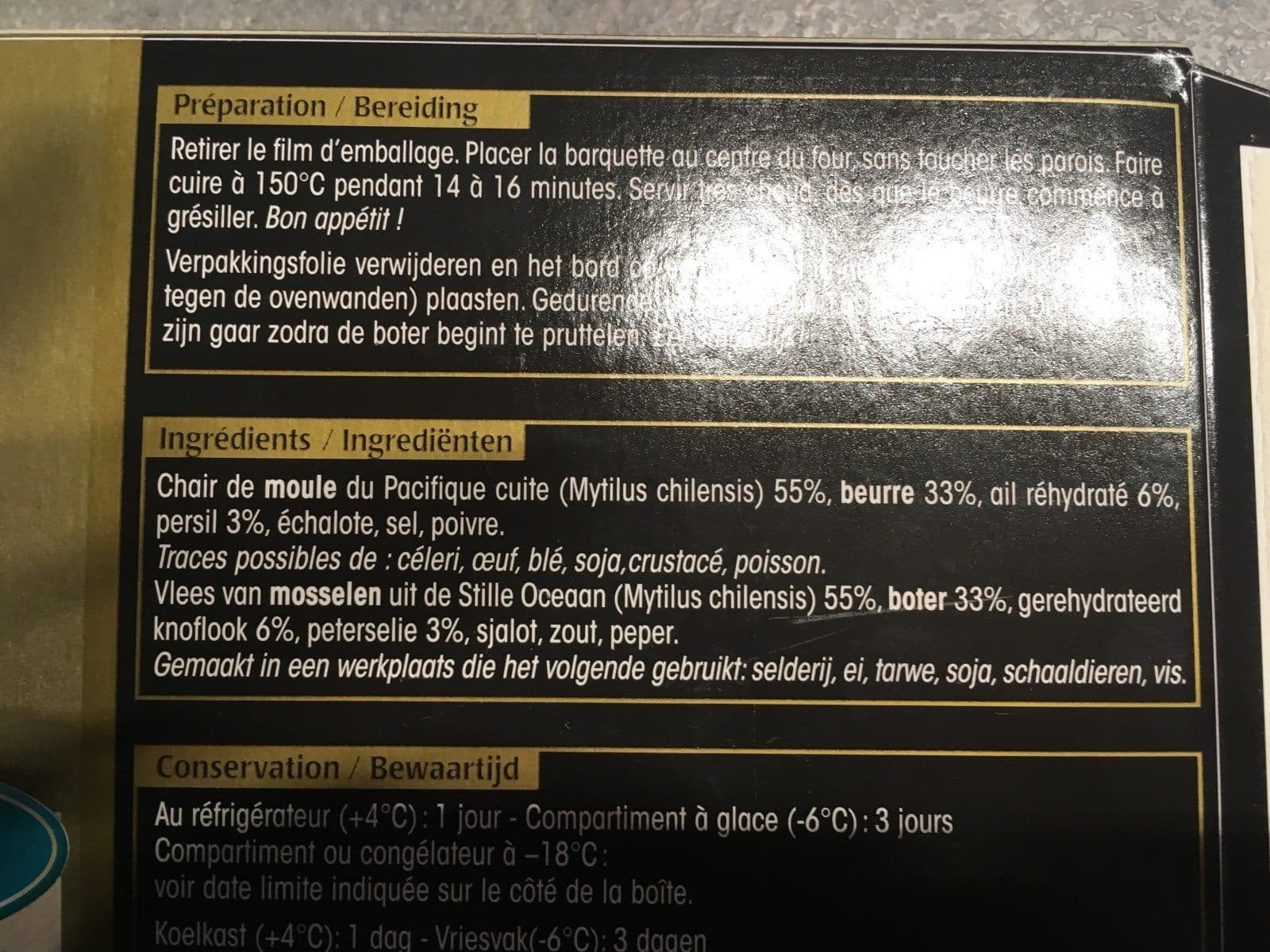 Open Food Facts 12 moules farcies packshot