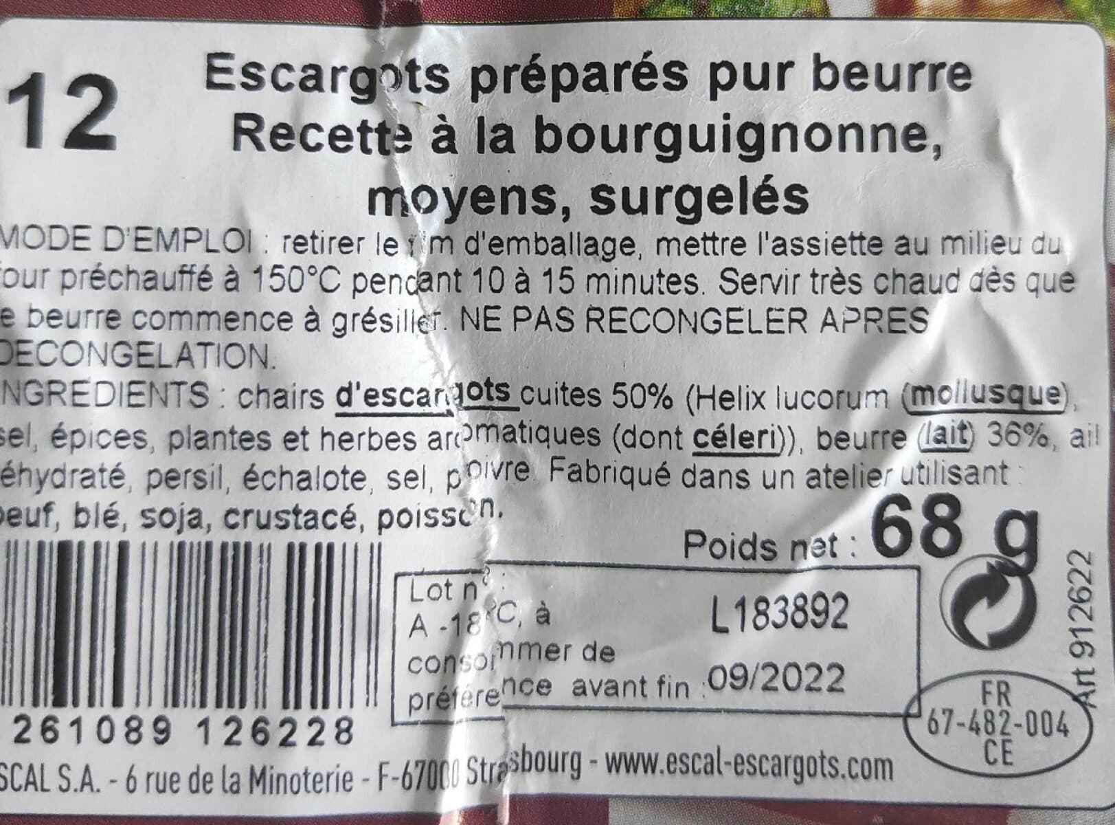 Escal Escargot Escal packshot
