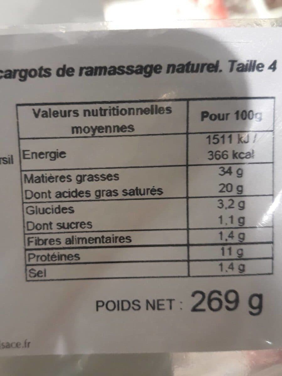 Gourmet d'alsace Escargot de Bourgogne packshot