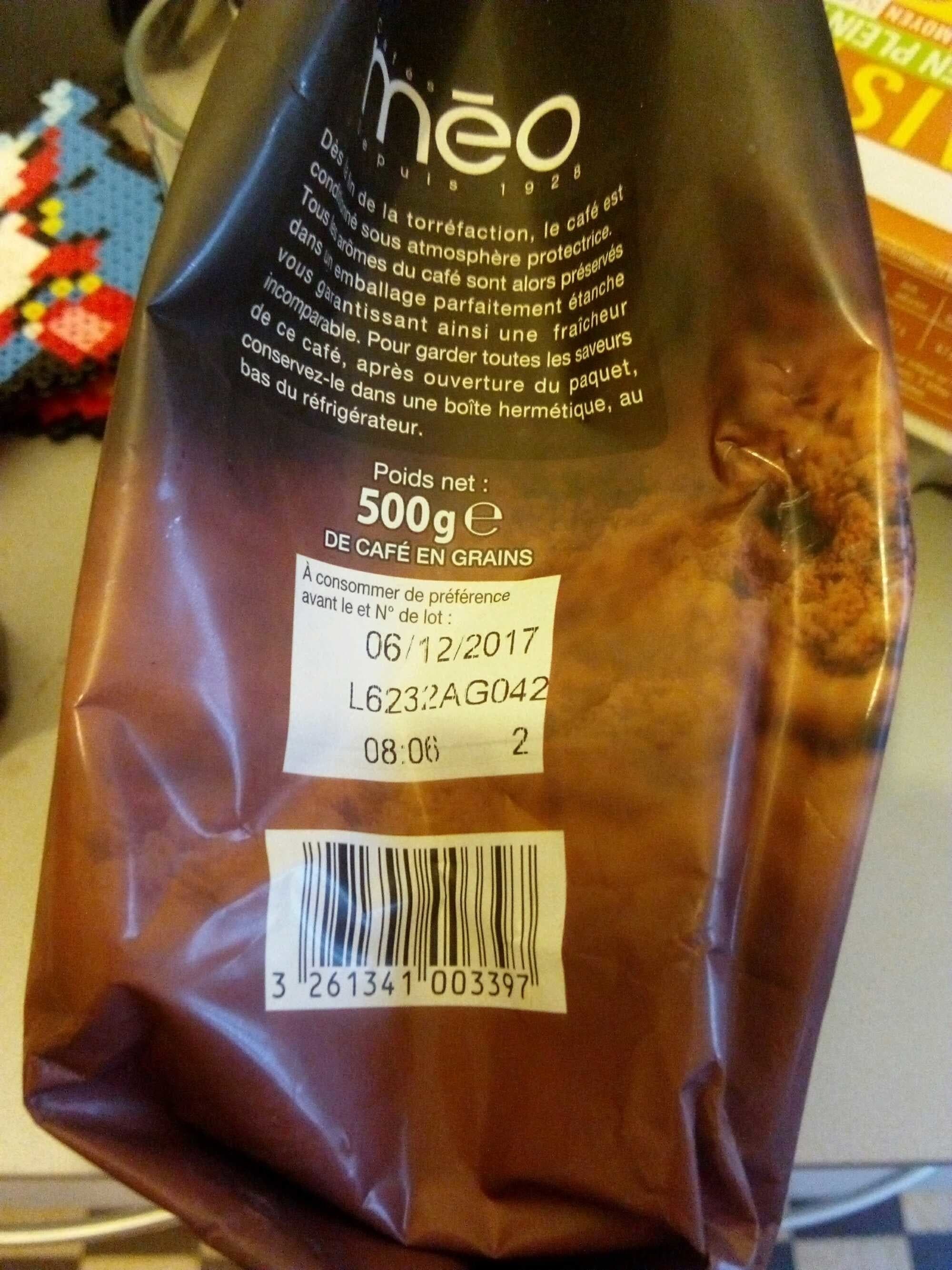Méo Café en grain packshot