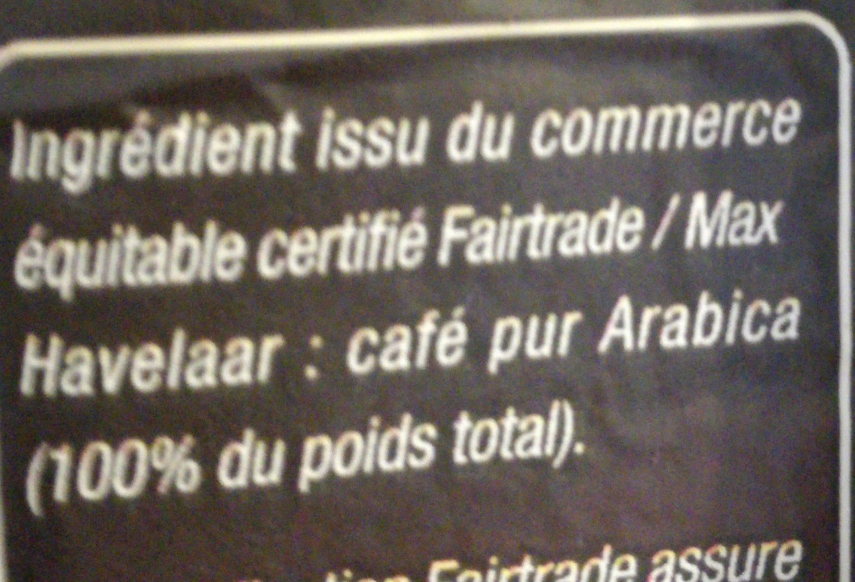 Méo Café Moulu Arabica Max Havelaar Issu Du Commerce équitable packshot