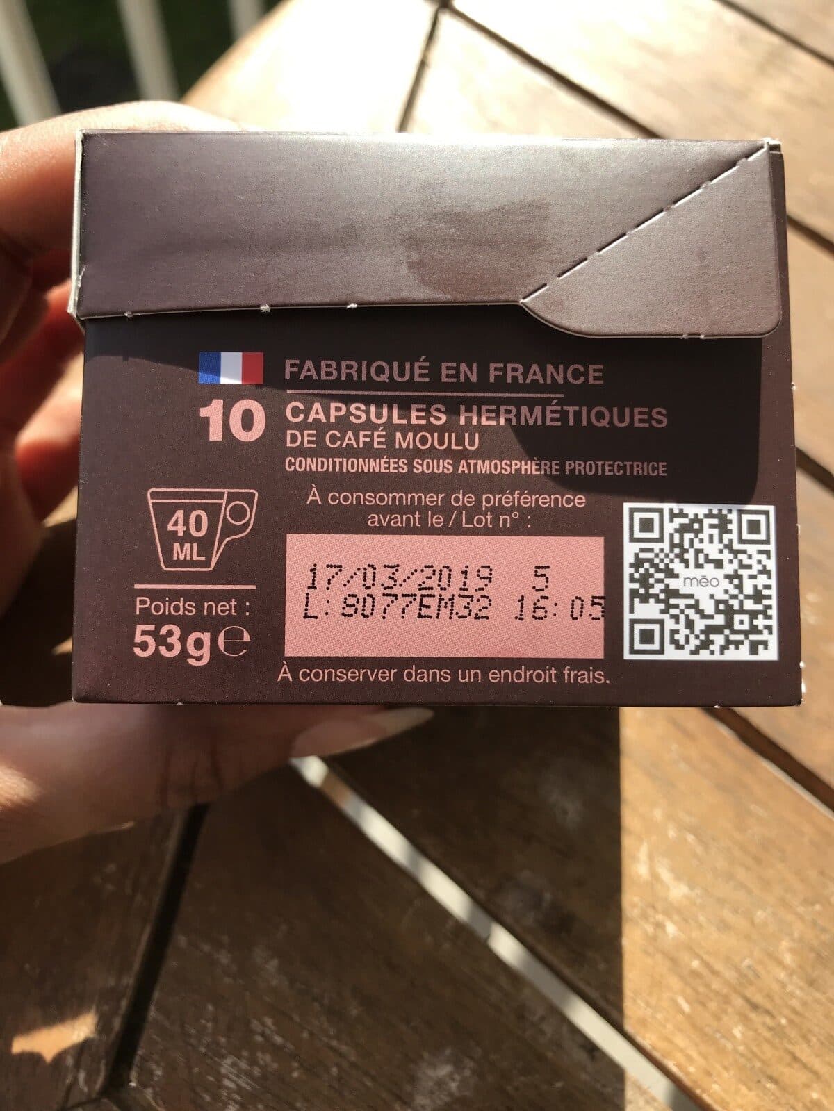 Cafés Méo Capsules compatibles nespresso BIO - puissance 10 packshot