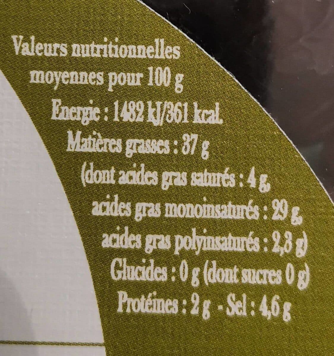 Open Food Facts Olives de nyons packshot