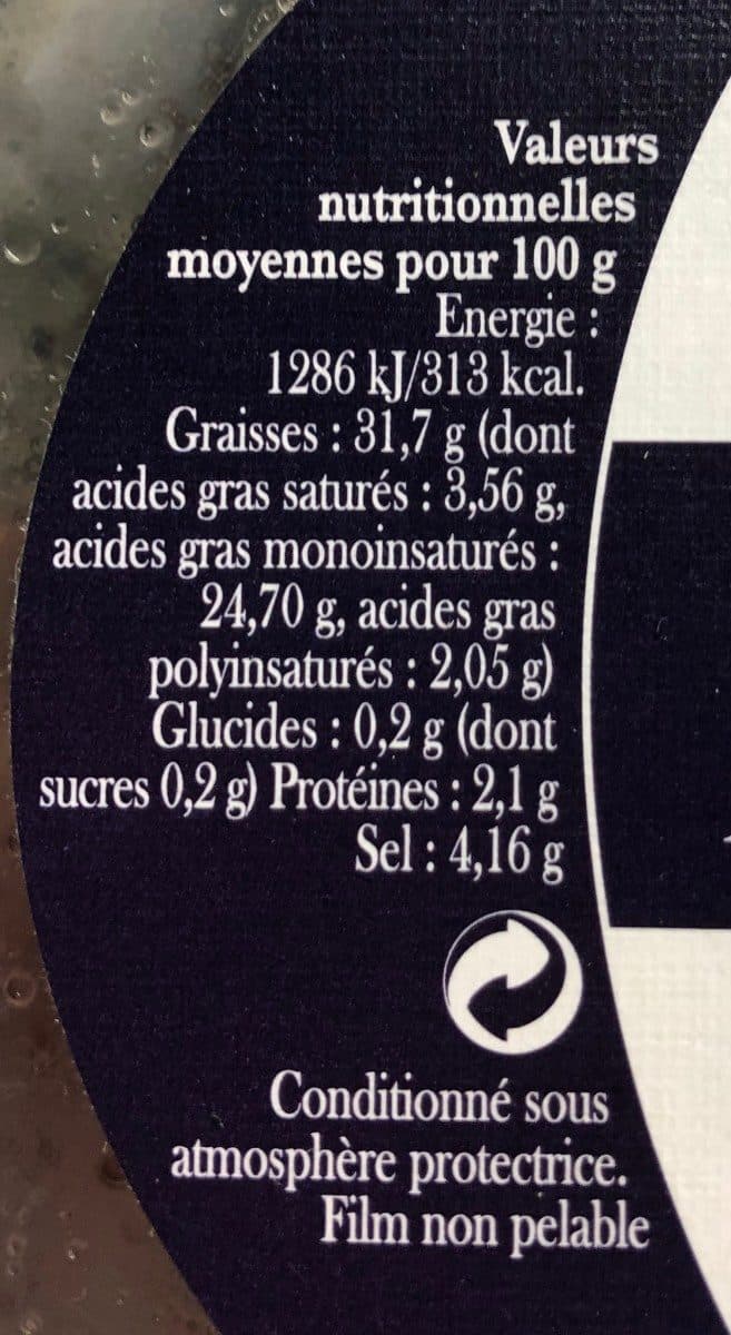 Nyonsolive Olives noires aux herbes de provence packshot