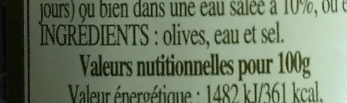 Nyonsolive Olives Noires de Nyons packshot