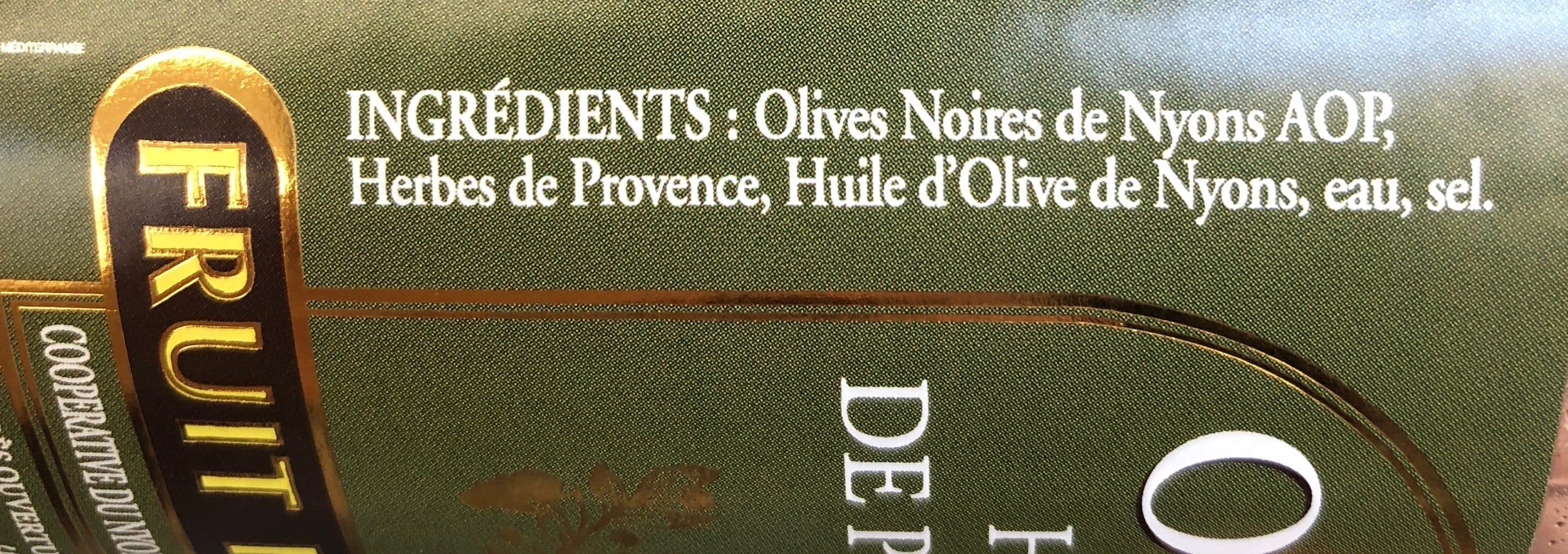 Open Food Facts Olives Herbes de Provence packshot