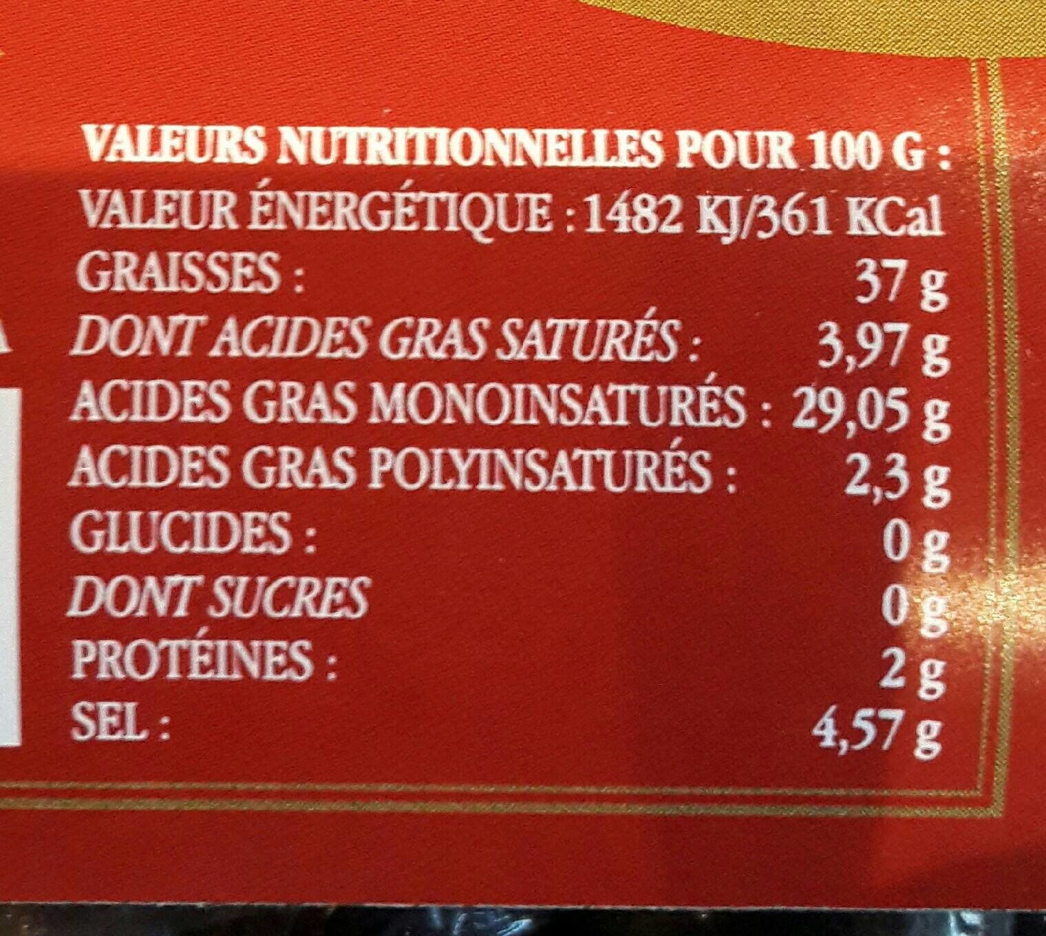 Fruit D'olivier Olives noires de Nyons packshot