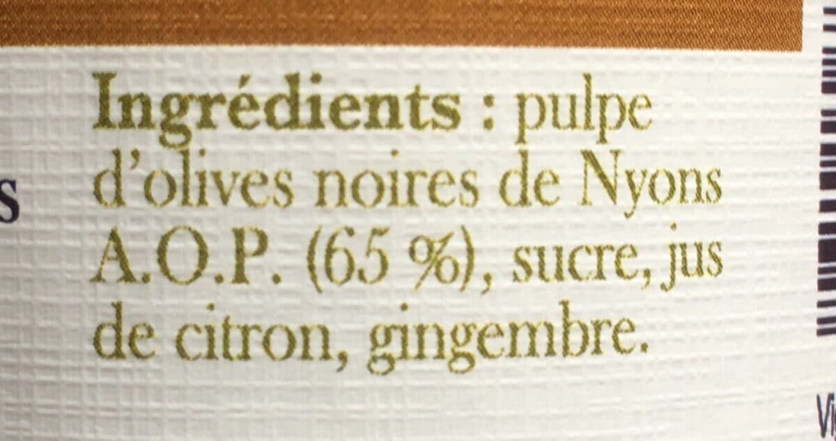 Open Food Facts Confit'olive packshot