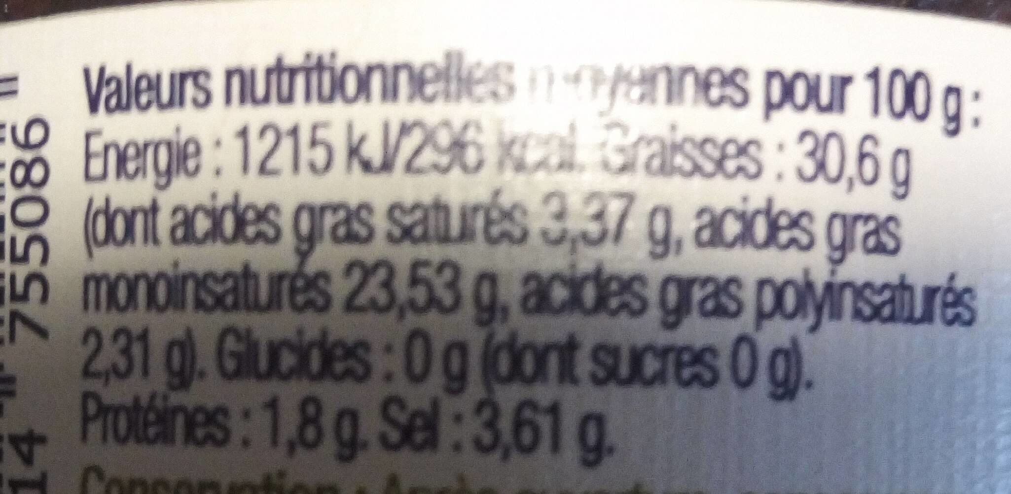 Open Food Facts Pâte d'olives aux herbes de Provence packshot