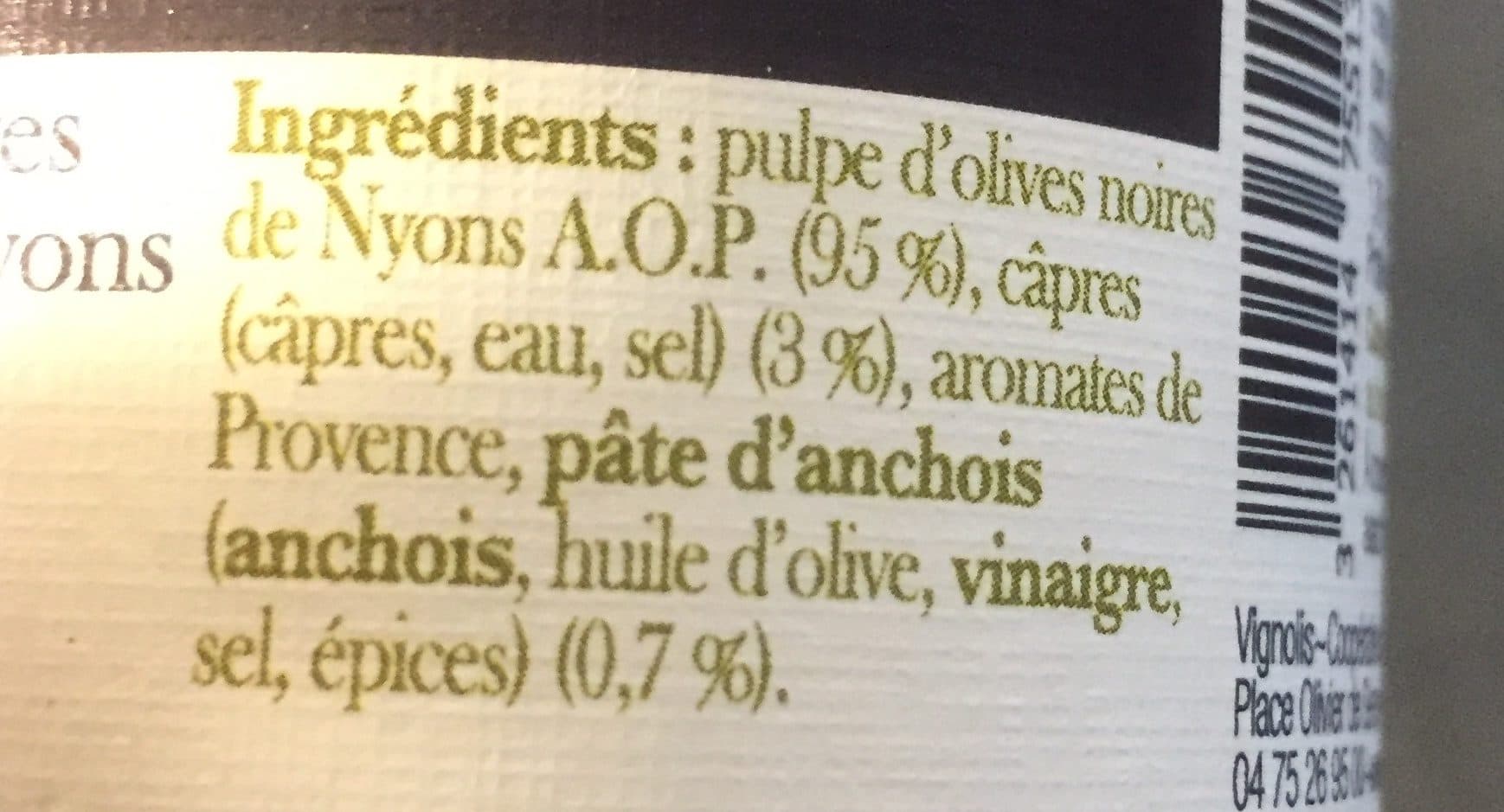 Noyons Olive Tapenade packshot