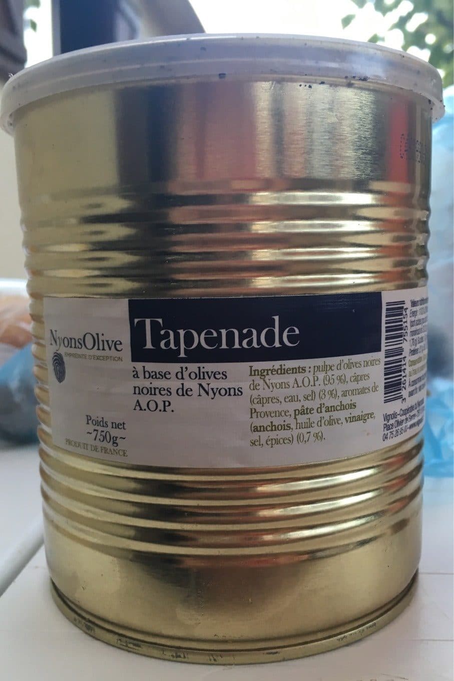Nyons Olive Tapenade packshot