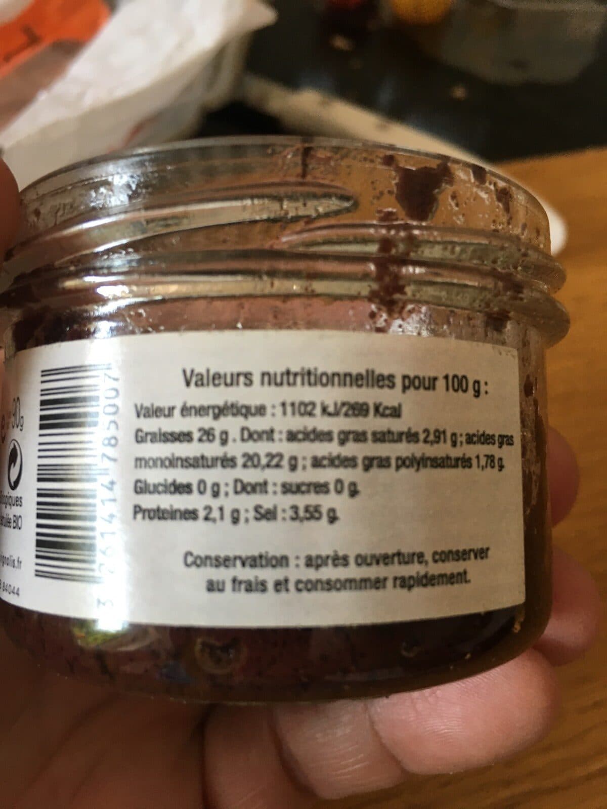 Open Food Facts Tapenade packshot