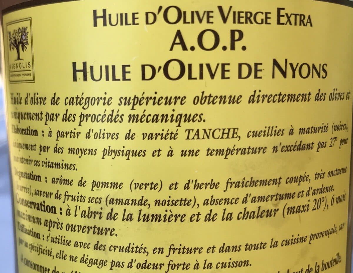 Vignolis Huile d'olive de Nyons AOP packshot