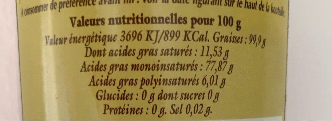Fruit d'olivier Huile d'olive de Nyons packshot