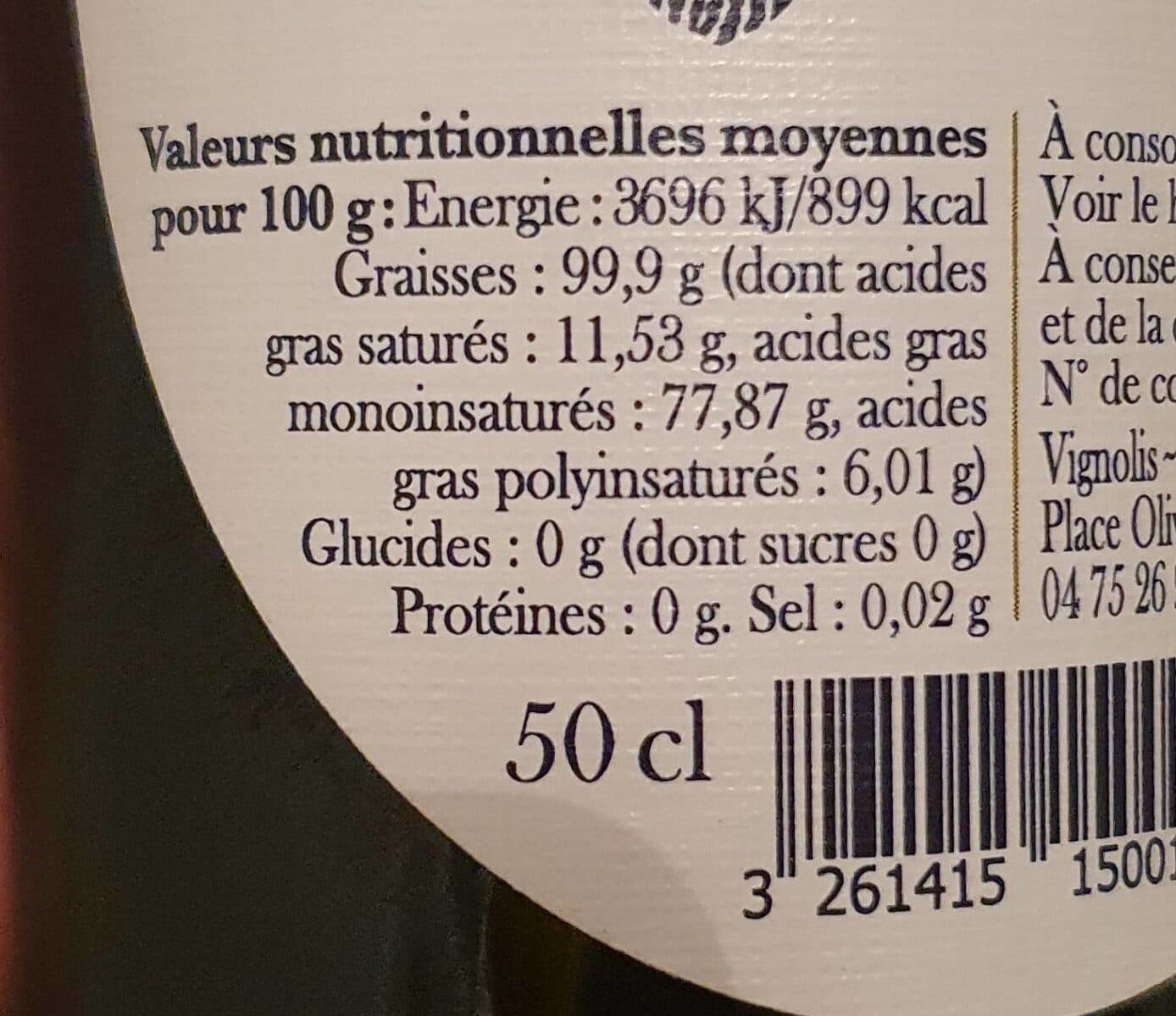 Nyonsolive Huile d'olive biologique de Nyons packshot