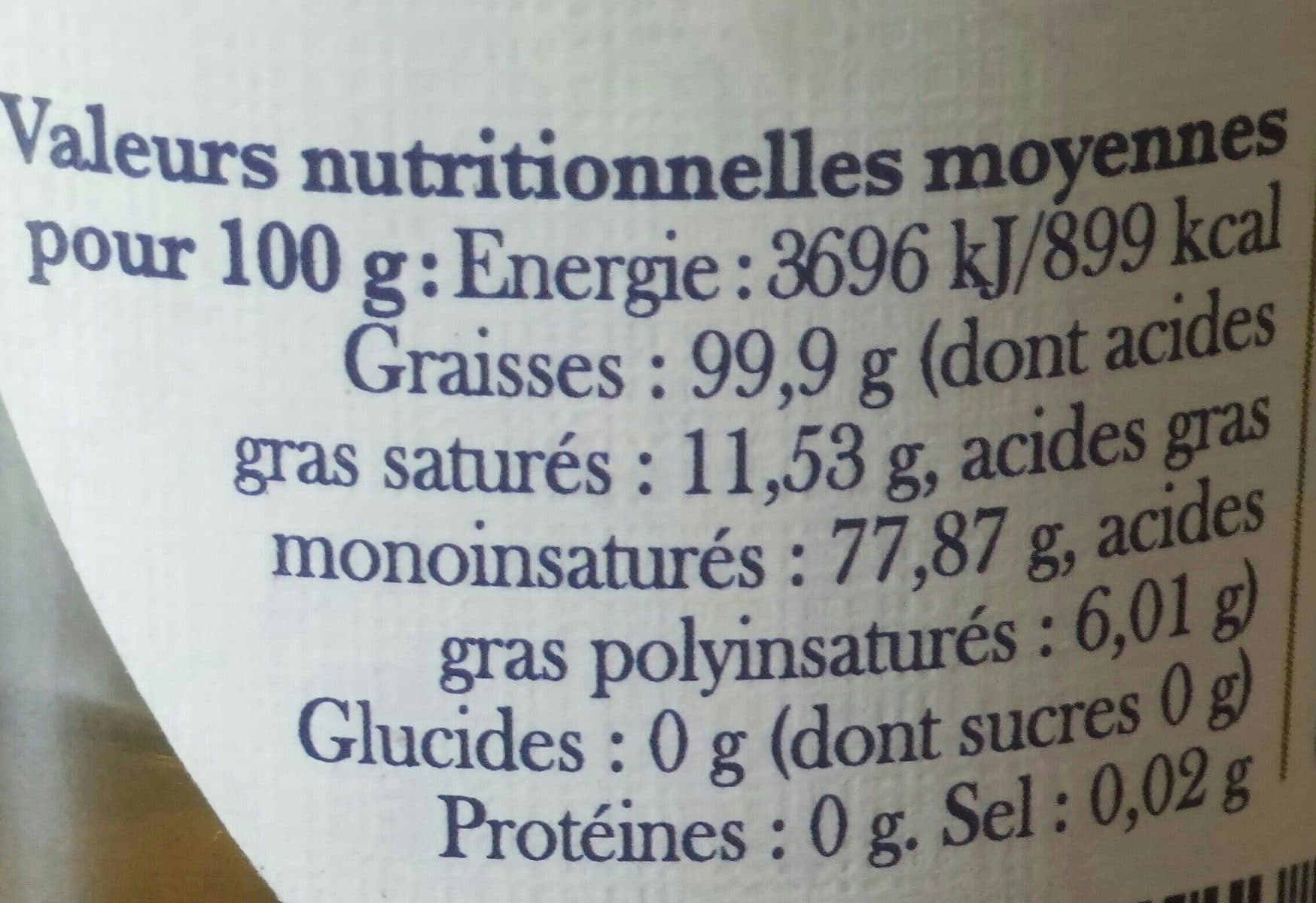 Open Food Facts Huile d'olive de France packshot