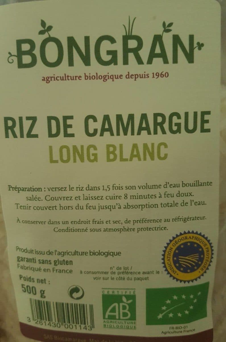 Bongran Riz Long Blanc De Camargue packshot