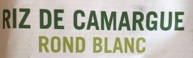 Bongran Riz de Camargue rond blanc packshot