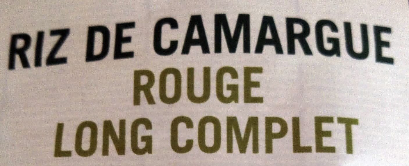 Bongran Riz Rouge de Camargue Long Complet packshot