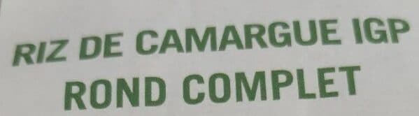 Bongran Riz de Camargue rond complet packshot