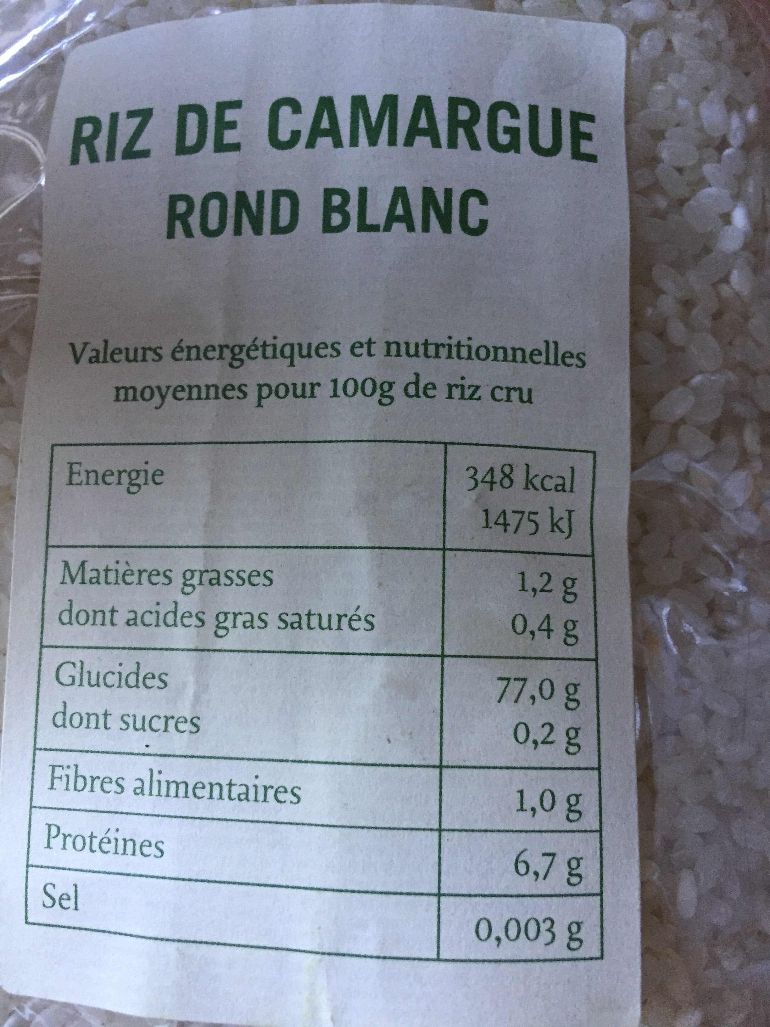 Bongran Riz Rond Blanc De Camargue packshot