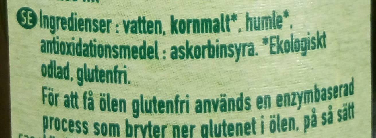 Grain d'Orge Glutenfri Ekologisk Lager packshot