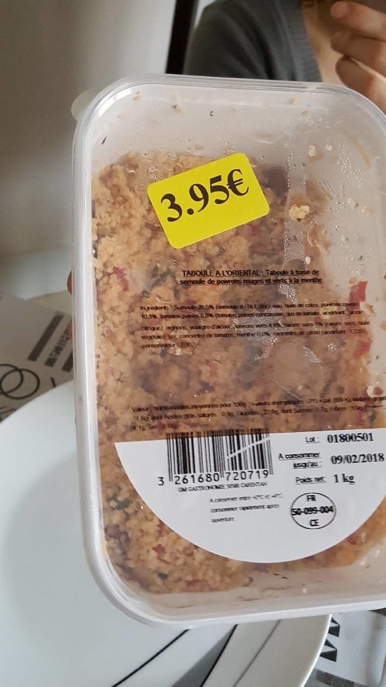 Coylrut Taboulé a l oriental packshot