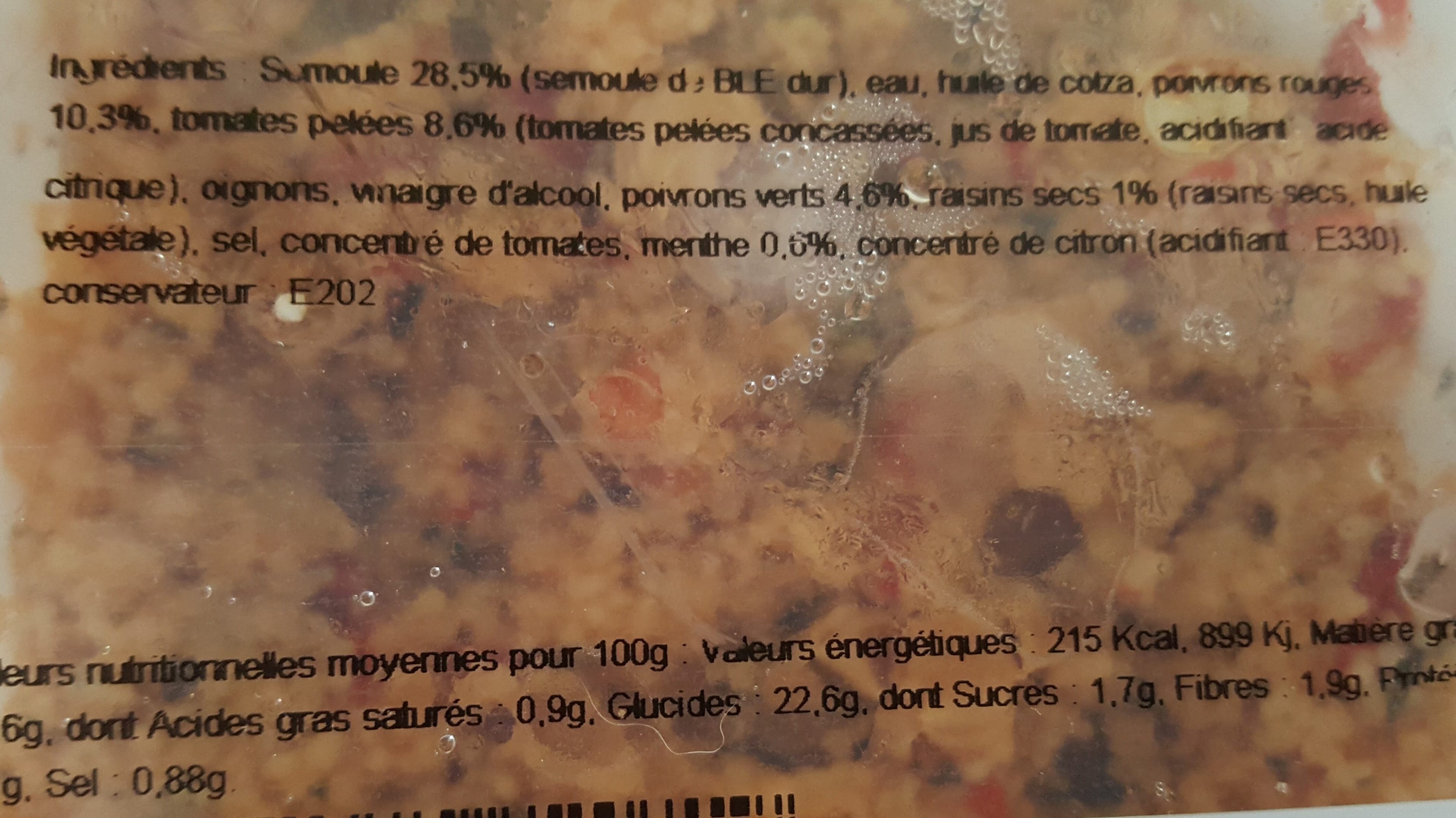 Coylrut Taboulé a l oriental packshot