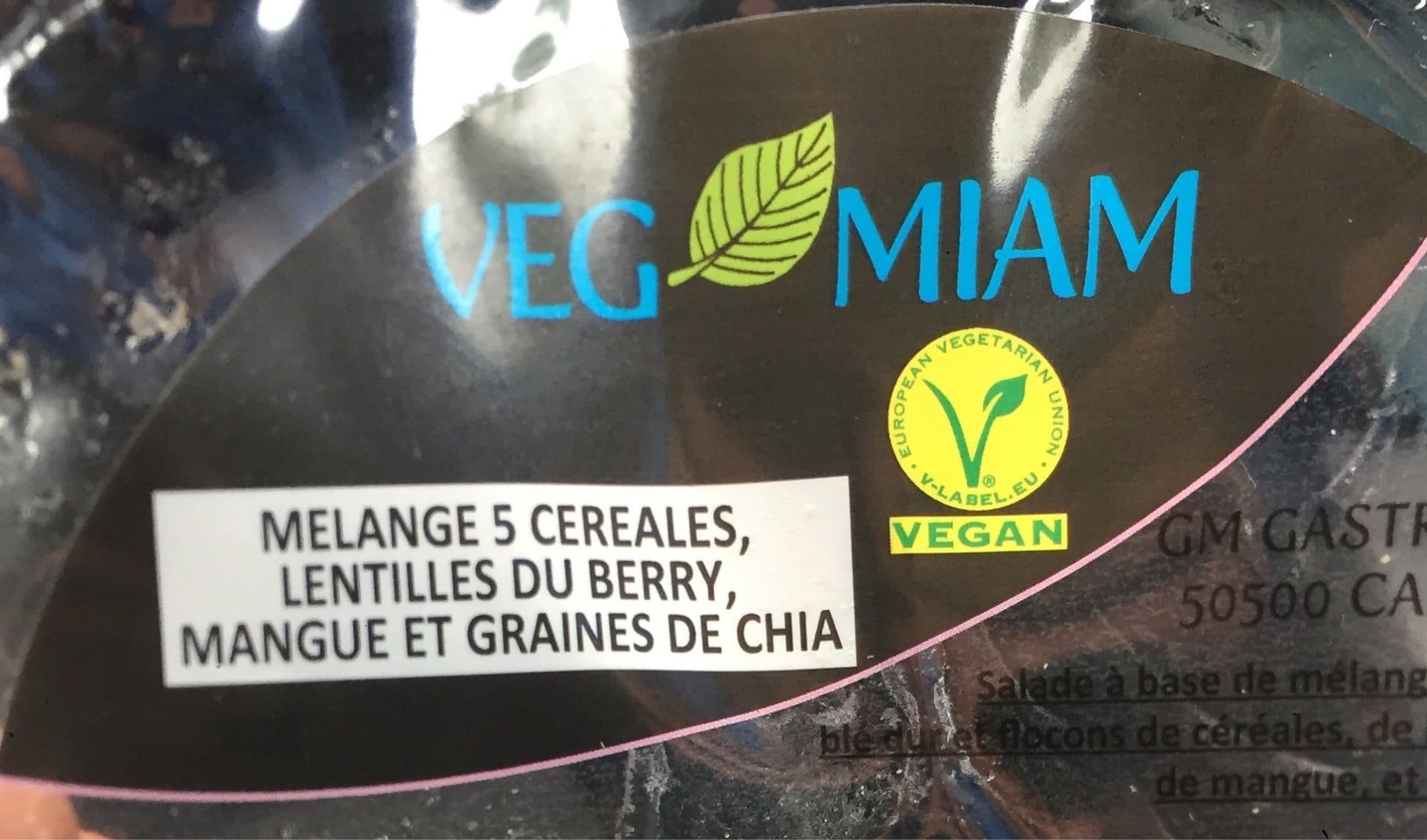 Open Food Facts Veg miam packshot