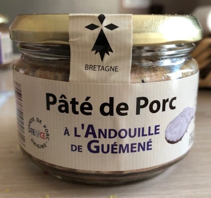 Open Food Facts Pâté de porc à l'andouille de Guéméné packshot