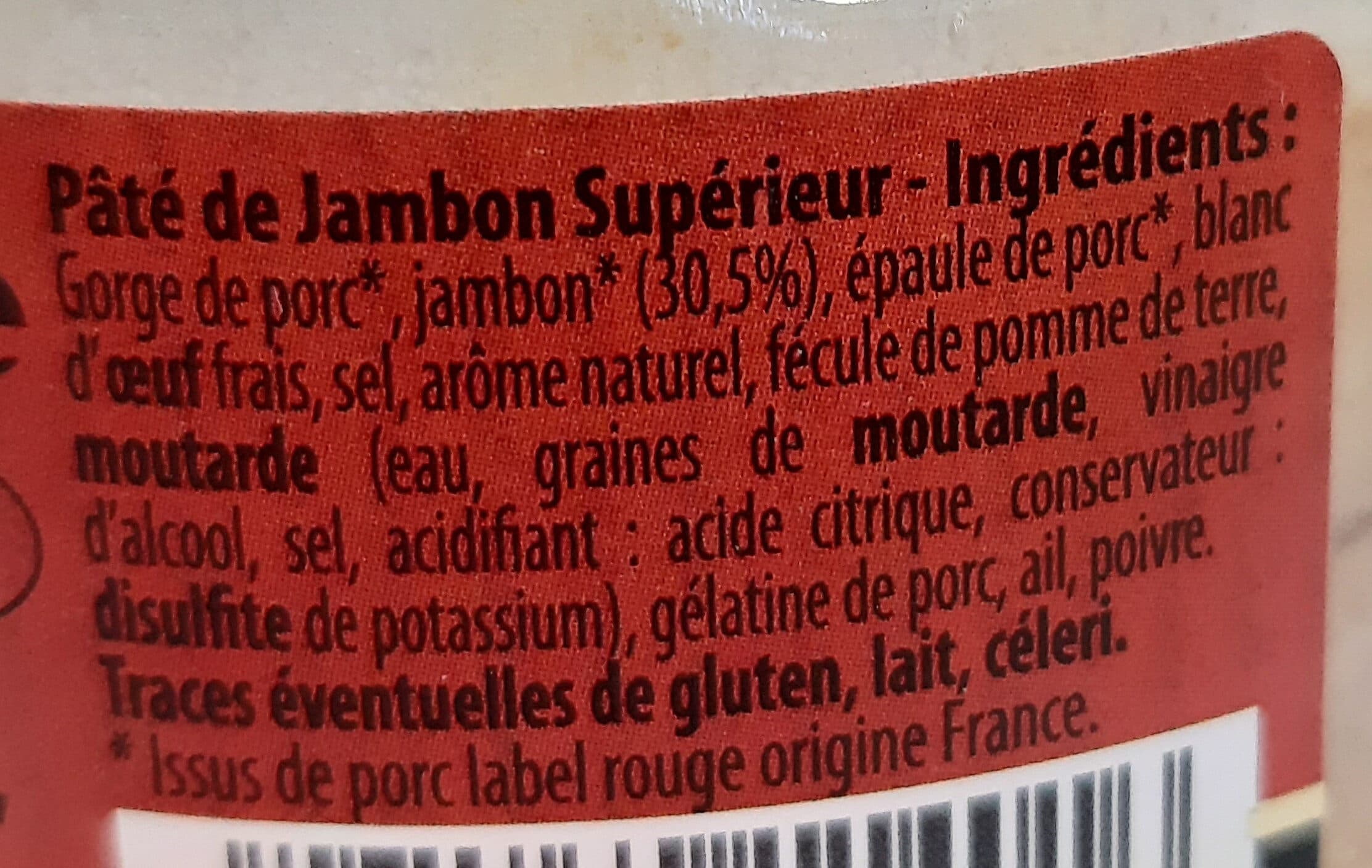 Stéphan Pâté de Jambon Label Rouge packshot