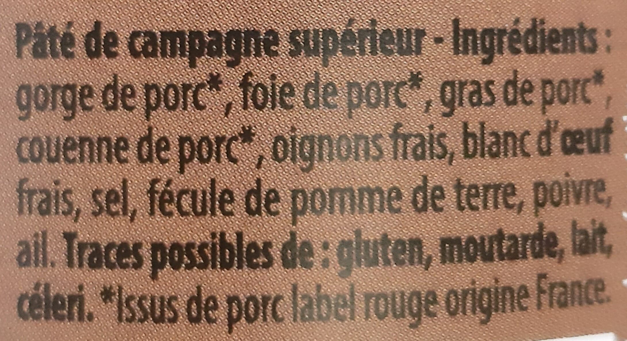 Stephan Pâté de Campagne Breton Label Rouge IGP packshot