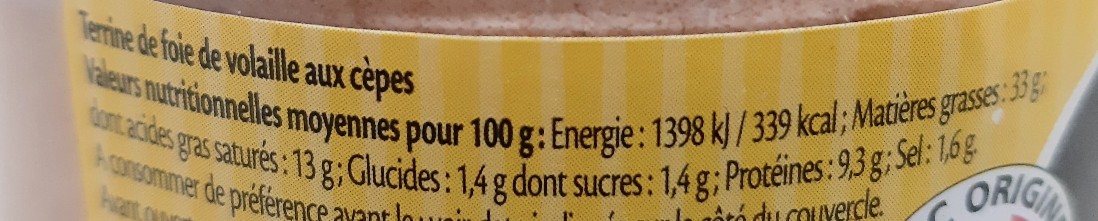 Stéphan Terrine de foie de vollaile aux cèpes packshot
